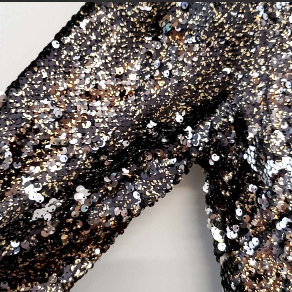Tahari Metalic Sequin Dress - Picture 5 of 5